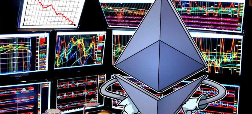 Ether price faces a potential 30% correction after failing to break $400